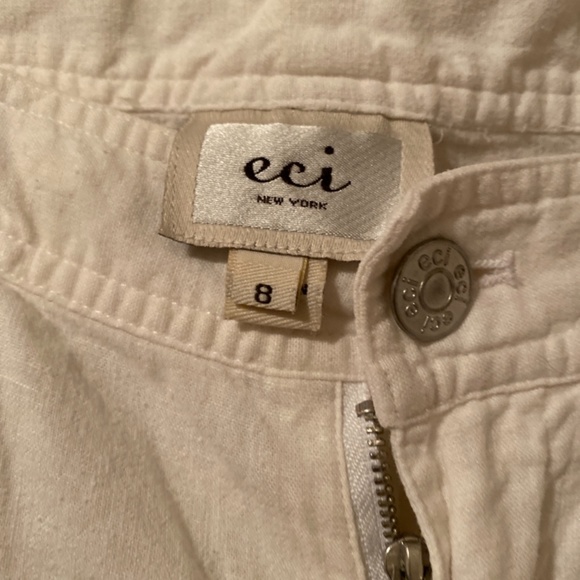 Eci New York Capri white size 8 - Picture 3 of 4